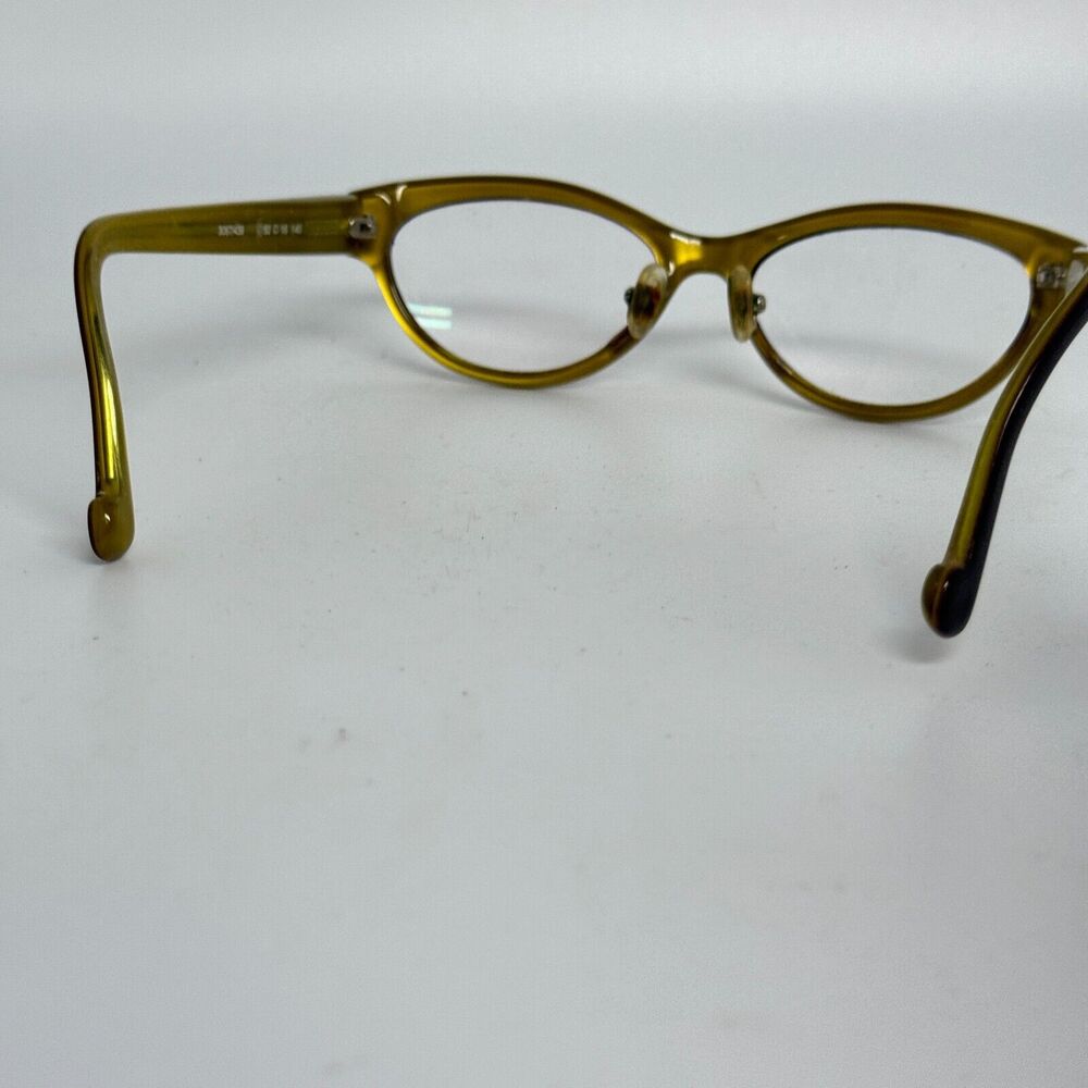 Ogi Evolution Cat Eye Eyeglasses Frames Yellow 30… - image 3